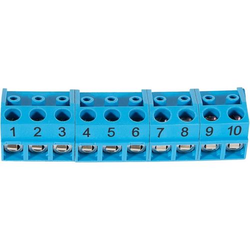  Bonbo 6610 Replacement for Jandy Zodiac Terminal Bar 10 Pin Connector Compatible with RS AquaLink Power Center PCB (Blue)