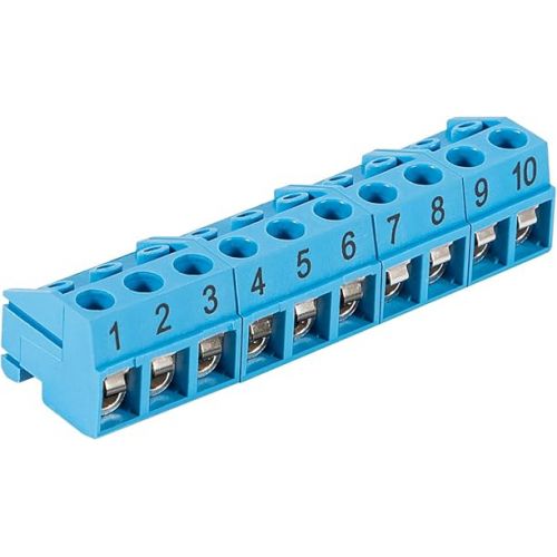  Bonbo 6610 Replacement for Jandy Zodiac Terminal Bar 10 Pin Connector Compatible with RS AquaLink Power Center PCB (Blue)