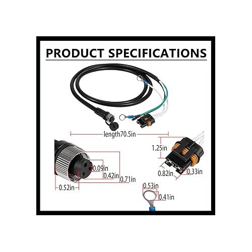  Bonbo 1810244 Quick Release Disconnect Plug, Heavy-Duty Waterproof Connector for Talon Shallow Water Anchors