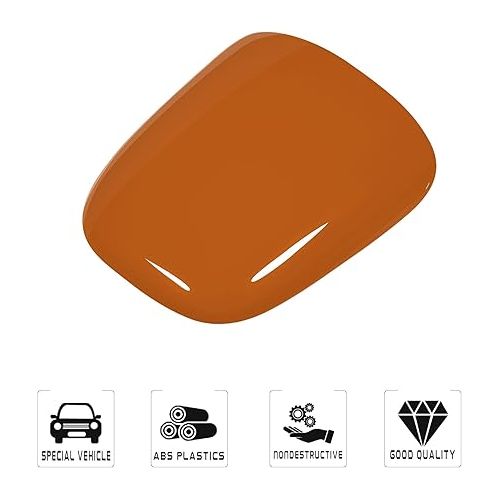  Bonbo Gear Shift Trim Knob ABS Decoration Cover Interior Accessories for 2015-2021 Dodge Charger Special-Purpose (Orange)