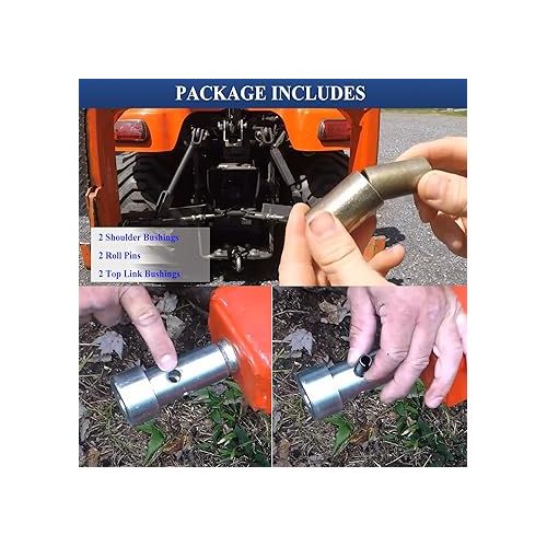  Bonbo TK95029 Cat 1 Quick Hitch Adapter Bushing Kit Fits for Category 1, 3-Point Hitch Tractors