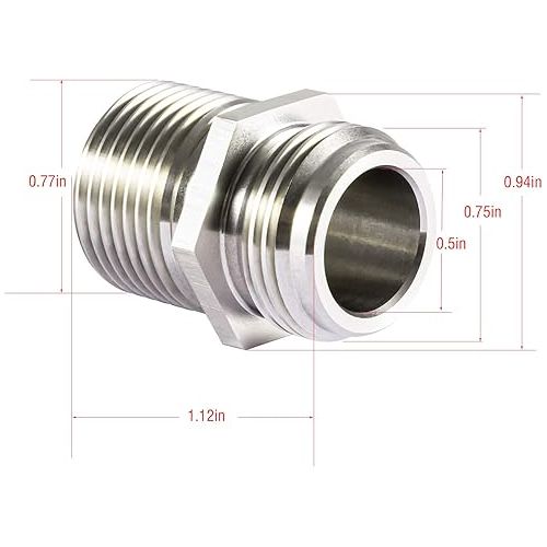  68RFE Transmission Spin On Filter Screw - Stainless Steel Upgrade Fits for Dodge Ram 2500 3500 6.7L Cummins Diesel