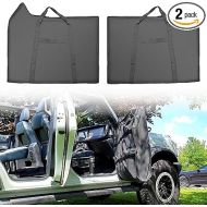 2 PCS Front Door Storage Bags for Ford Bronco 2021 2022 2023 4 Door Accessories, Driver and Passenger Doors Panels Organizer Bag, Waterproof, Anti-Scratch, Protect Your Door