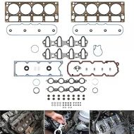 HS 26190 PT-2 Engine Cylinder Head Gasket Set Intake Manifold Gaskets Superior Seal Replacement for Chevrolet GMC Buick Rainier Hummer H3 4.8L 5.3L V8 Engine HS26190PT-2