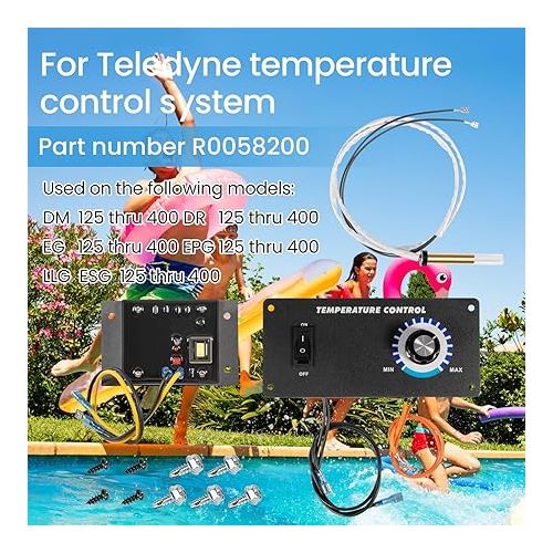  Bonbo R0058200 Teledyne Laars Temperature Control for Pools，Replace 47-295-1652, LAR-151-2555