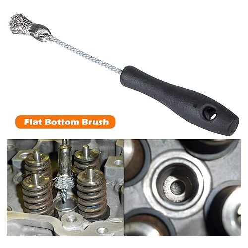  Bonbo Injector Sleeve Cleaning Brush Kit for 1994-2018 Ford Powerstroke 6.0L 6.4L 6.7L 7.3L and Caterpillar 3126 C7 C9, Alternative to 3252 AP0083 AP0084 AP0085