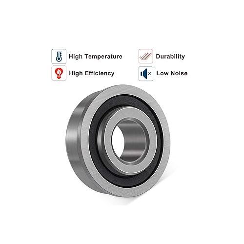  Bonbo 10Pcs Flanged Ball Bearings ID 3/4