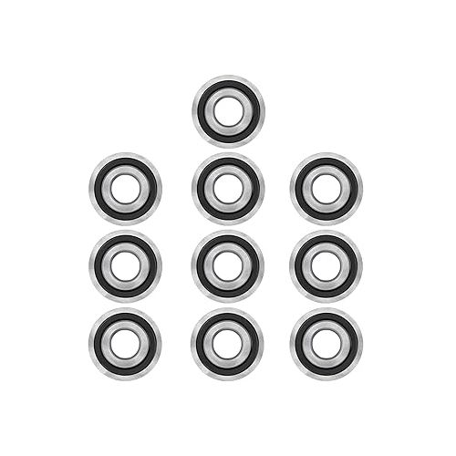  Bonbo 10Pcs Flanged Ball Bearings ID 3/4