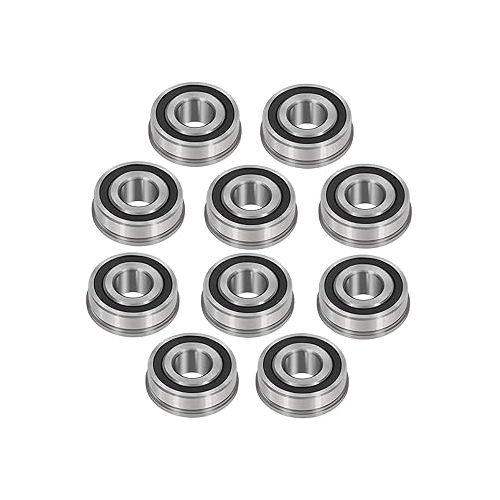  Bonbo 10Pcs Flanged Ball Bearings ID 3/4