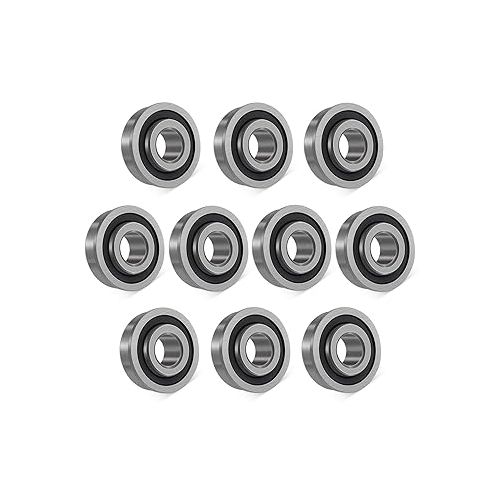  Bonbo 10Pcs Flanged Ball Bearings ID 3/4