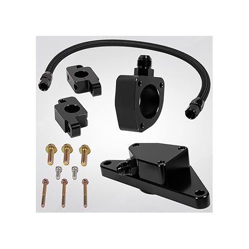  Coolant Bypass Kit with Nylon Braided Hose Perfectly Compatible with 2007.5-2018 Dodge Ram 6.7L Cummins Diesel Engines