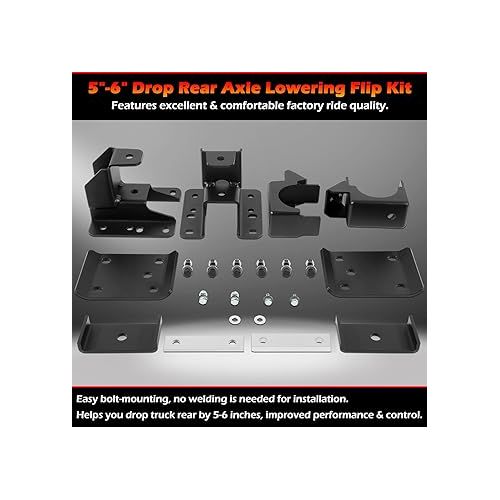  Adjustable Drop Rear Axle Flip Kit 5