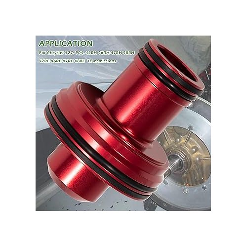  Red Anodized Aluminum alloy Accumulator Piston Kit 22841-04K For 42-46-47-48RH/RE