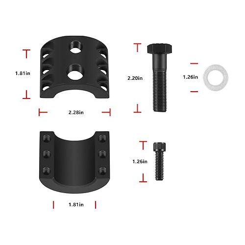  Steering Stabilizer Tie Rod Clamp (1-3/8