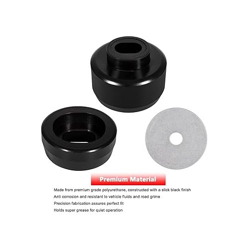  Bonbo 7-141 Body and Cab Mount Bushing Kit for Chevy Silverado & Sierra 1500/2500 2WD/4WD 1999-2014 Polyurethane Body Cab Mounts Black