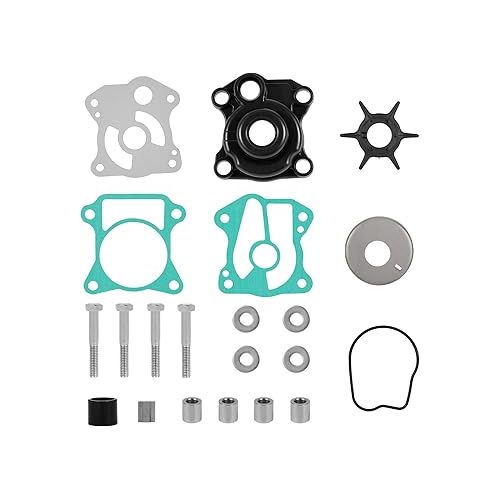  Outboard Water Pump Impeller Repair Kit Compatible with Honda 40 50 hp BF35A BF40A BF45A BF50A BF40D BF50D, Water Pump Rebuild Kit with Impeller Housing Replace for 06193-ZV5-020