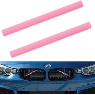 Grill Stripes For BMW F30 F32, Kidney Grille Inserts Trim For 2012-2019 BMW 3/4 Series F30 F32 320 328 330 335 428 435 (Pink)