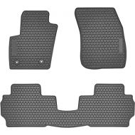 Bonbo Floor Mats Fits for Ford Fusion 2013 2014 2015 2016 2017 2018 2019 2020 2021, Custom Fit Front & Rear Car Carpet All-Weather Heavy Duty Rubber Odorless (3PCS)