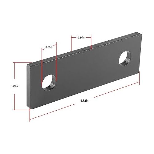  BX88230 Bolt-On Base Plate Bracket Kit fit for Blue Ox Tow Bars General Purpose Adapter Kit 5000 lbs 25 Packs Universal kit for Jeep, for Ford, for Toyota, for Honda, for Buick, for Volvo