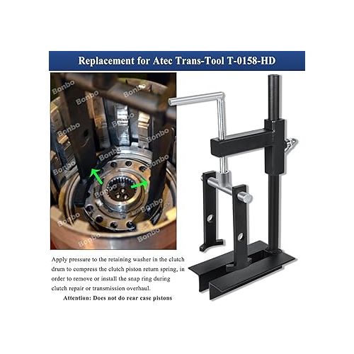  Bonbo T-0158 Universal Clutch Drum Spring Compressor Transmission Tool Heavy Duty Steel