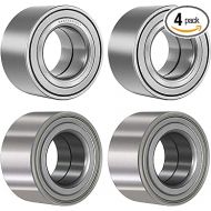 Front and Rear Wheel Bearings for Polaris Sportsman 400 450 500 600 700 X2 HO EPS 4X4 (4Pcs)