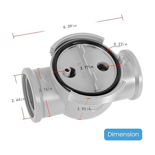  Bonbo R0511700 Saddle Clamp Assembly with O-Ring for Zodiac Jandy AquaPure Ei Series,Compatible with Models APURE35/35C,APURE35PLG/35PLGC