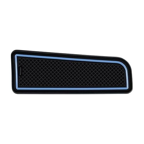  Bonbo Anti dust Mats for Dodge Charger Accessories 2015 2016 2017 2019 2020 2021 custom cup holder pad 6 pieces/set（Light Blue