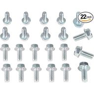 Bonbo Oil Pan Bolt Kit Compatible with Chevy & Ford Small Block V8 SBC 265 283 305 327 350 383 400 5.7L & SBF 260 289 302 351W 5.0L EFI 350-455 Stamped Steel Oil Pan Bolts (22 PCS)