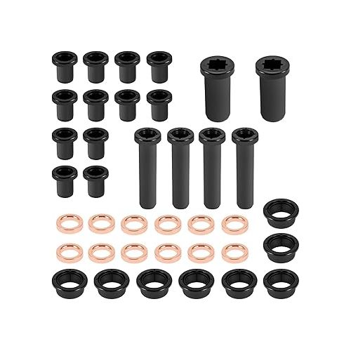  Rear Suspension A-Arm Bushing Kit for Polaris Sportsman 500 RSE Sportsman 400 4x4 700, Lower Control Bushings A-Arm Short & Long Bushings + Spacers Set (38Pcs)