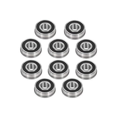  Bonbo 10Pcs Flanged Ball Bearings ID 5/8