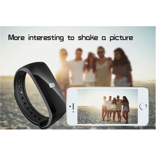  Bond BOND Upgrade M2H Smart Bracelet 24Hours Heart Rate Monitor Call SMS Push Fitness Tracker Bluetooth Sports Wristband Healthy Gift (Black)