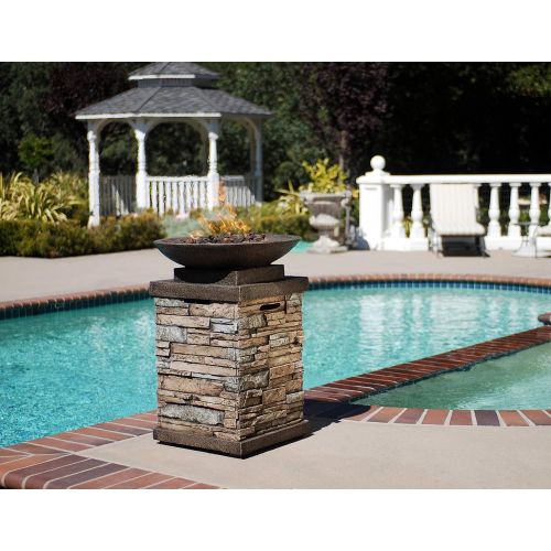  Bond Manufacturing 40k BTU Bond Outdoor Fire Pit, Newcastle Propane Firebowl