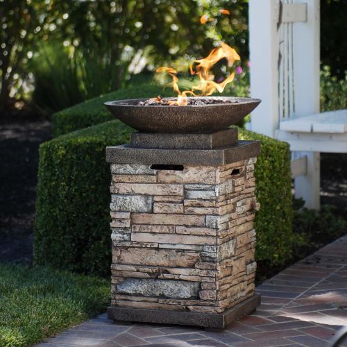  Bond Manufacturing 40k BTU Bond Outdoor Fire Pit, Newcastle Propane Firebowl