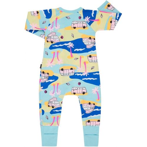  Bonds Baby Wondersuit 2 Way Zipper Sleep/Play Fold Over Feet/Cuffs Footies