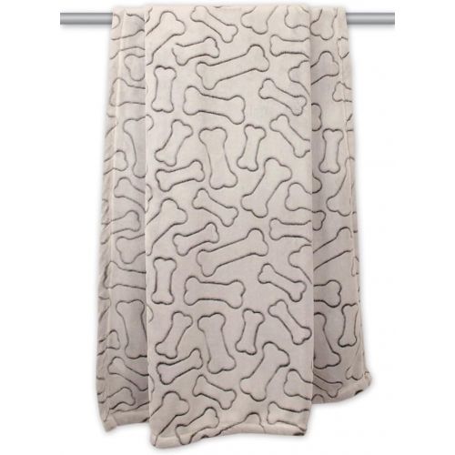  DII Bone Dry Microfiber Pet Blanket for Dogs and Cats, 36x48, Warm, Soft and Plush for Couch, Car, Trunk, Cage, Kennel, Dog House