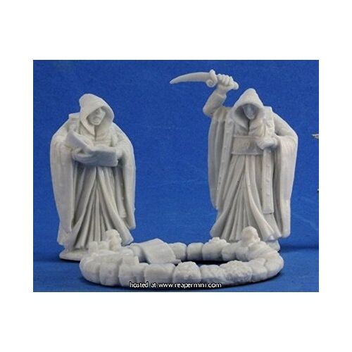  Bones Cultists and Circle (3) Miniature Reaper