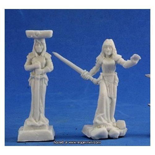  Bones Caryatid Columns (2) Miniature Reaper