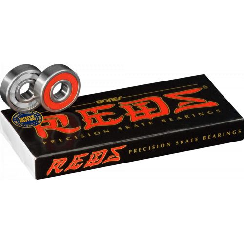  Bones Rough Riders Tank Skateboard Wheels - Orange - 59mm Reds Bearings and CCS Skate Tool