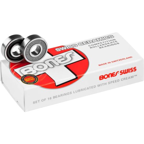  Bones Swiss Ceramic Bearings 8mm 16 Pack