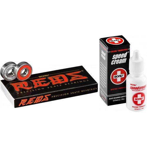  Bones Bearings REDS Bearings - 8 Pack (8 Pack w/Speed Cream)