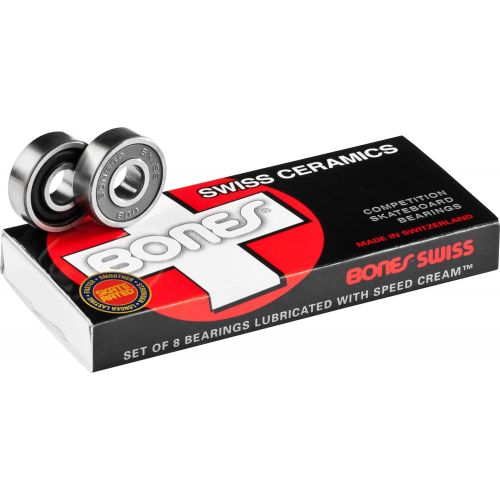  Bones Swiss Ceramic Skateboard Bearings 8 Pack