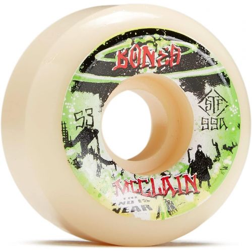  Bones Skateboards McClain Apocalypse 99A V5 Sidecut STF Skateboard Wheels - 53mm