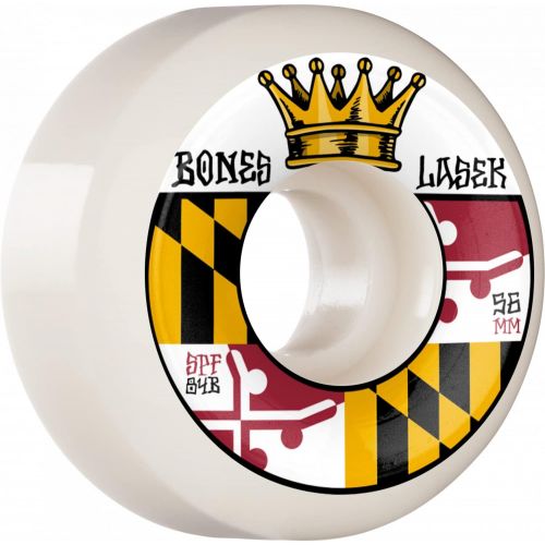  Bones Skateboard Wheels 56mm Bucky Lasek State Crest P5 Sidecut SPF 84B / 104A