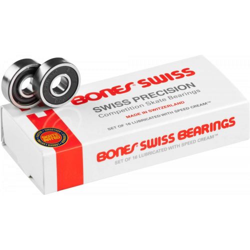  RollerBones Roller-Bones Swiss Skate Bearings 16-Pack