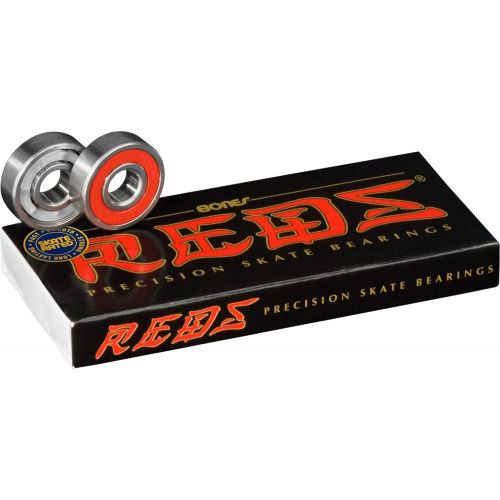  Bones Bearings Reds Bearings (8 pack W/Spacers and Washers)