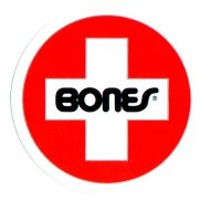 Bones Wheels Bones Swiss Bearings Skateboard Sticker - 8cm wide - Brand New skate board sk8