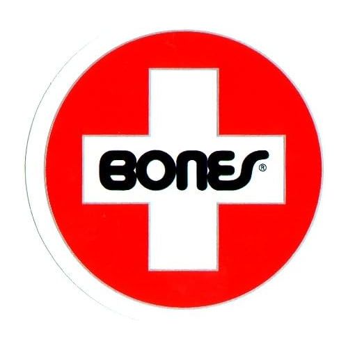  Bones Wheels Bones Swiss Bearings Skateboard Sticker - 8cm wide - Brand New skate board sk8