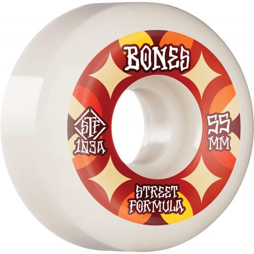  Bones Wheels - Street Tech Formula V1 V2 V3 V4 V5 - Skateboard Wheels (Set of 4)