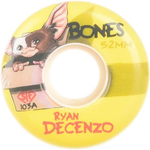  Bones Wheels Skateboard Wheels 52mm Decenzo Gizzmo V2 Locks STF 103A