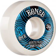 Bones Wheels SPF P5 Ripples White/Blue Skateboard Wheels - 54mm 84b (Set of 4)